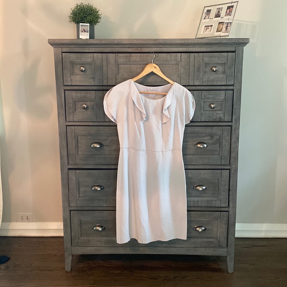 Miu Miu, light grey dress authentic
